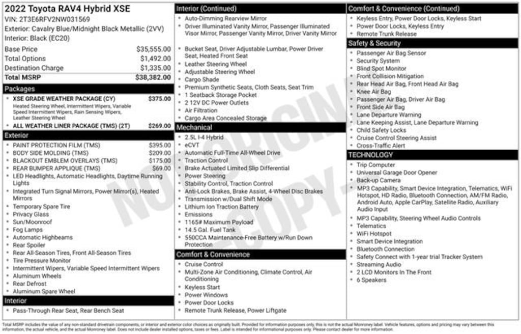 Used 2022 Toyota RAV4 Hybrid Hybrid XSE SUV