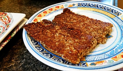 goetta on decorative plate in cincinnati, oh