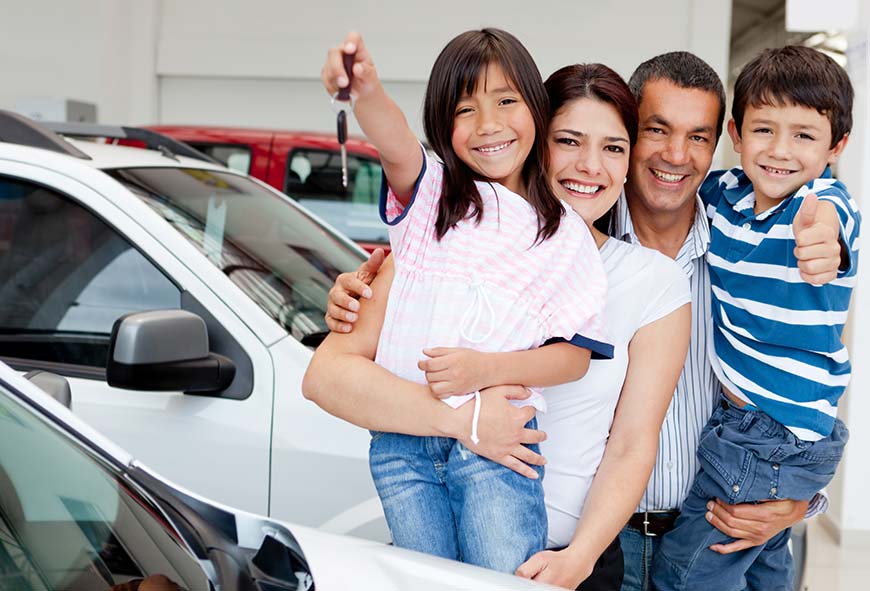 family delighted at recent purchase of Toyota vehicle
