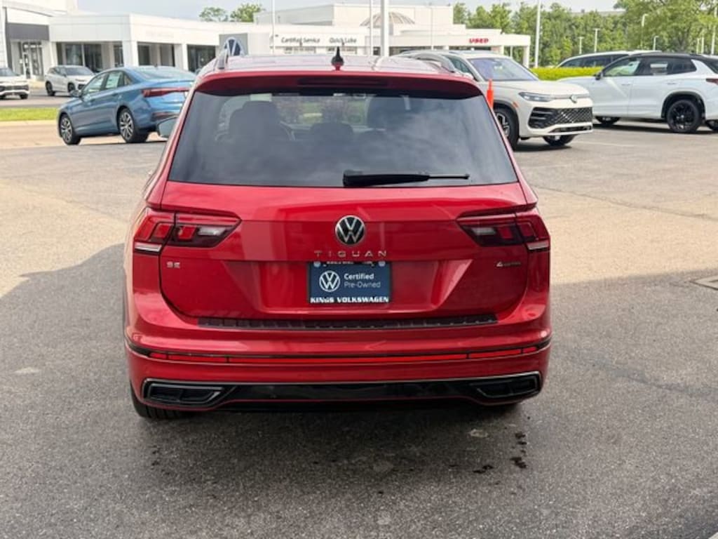 Certified 2024 Volkswagen Tiguan 2.0T SE R-Line Black SUV