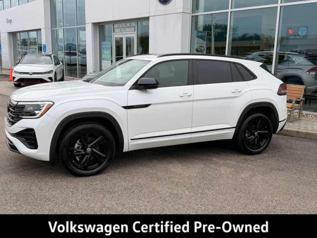 Certified 2025 Volkswagen Atlas Cross Sport 2.0T SEL R-Line Black SUV