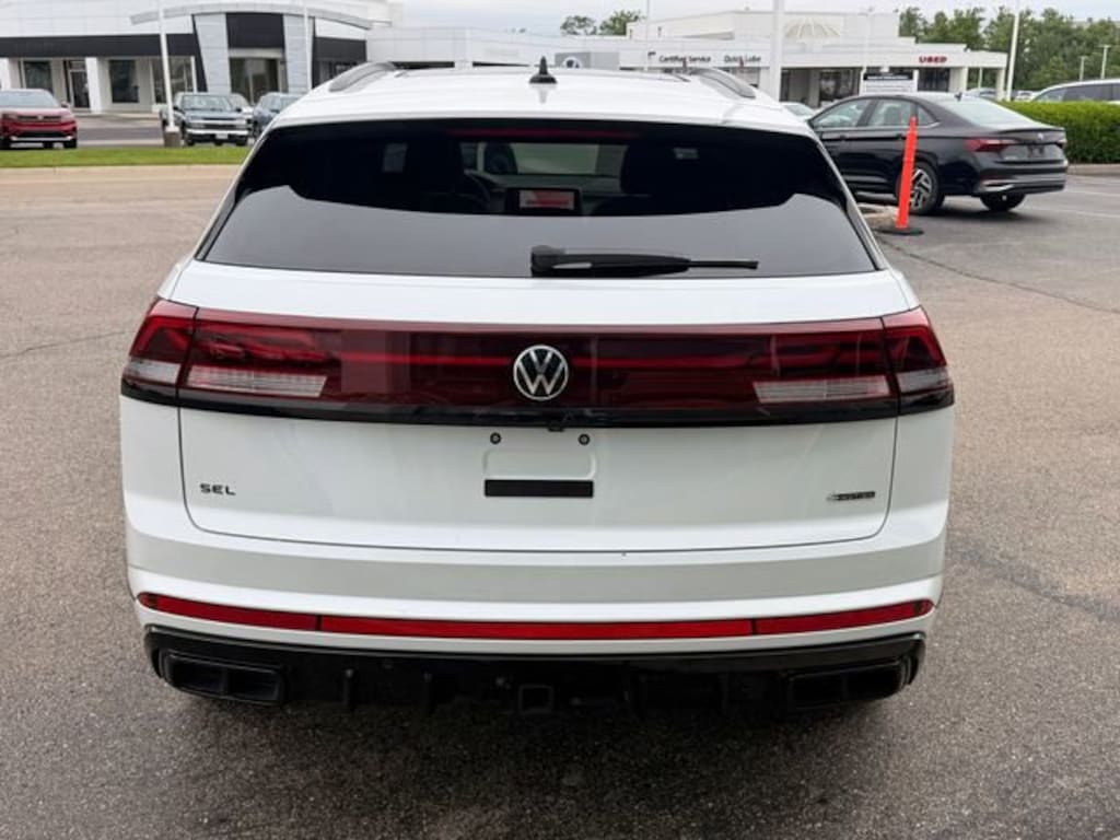 Certified 2025 Volkswagen Atlas Cross Sport 2.0T SEL R-Line Black SUV