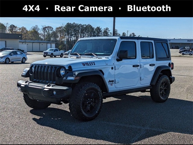 Used 2020 Jeep Wrangler Unlimited Willys Sport with VIN 1C4HJXDG1LW337309 for sale in Valley, AL