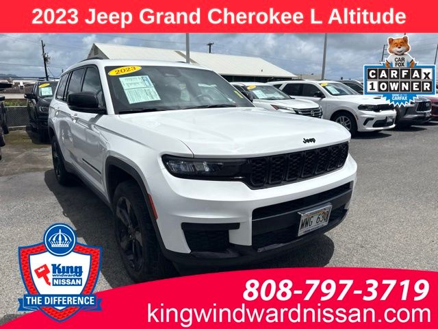 2023 Jeep Grand Cherokee L at King Windward Nissan, photo 1