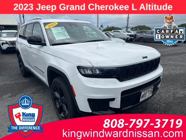 2023 Jeep Grand Cherokee L at King Windward Nissan, photo 1