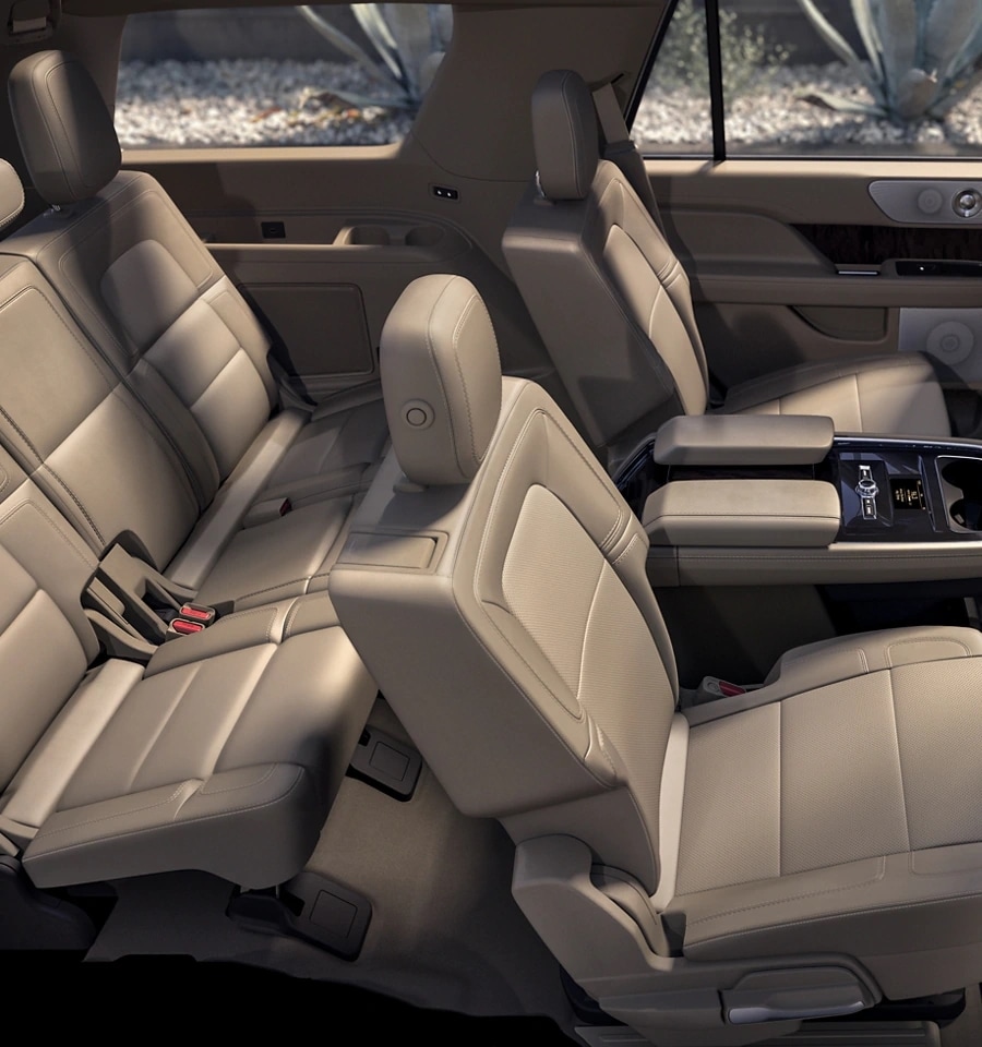 2021 Lincoln Navigator with second and third row comfort