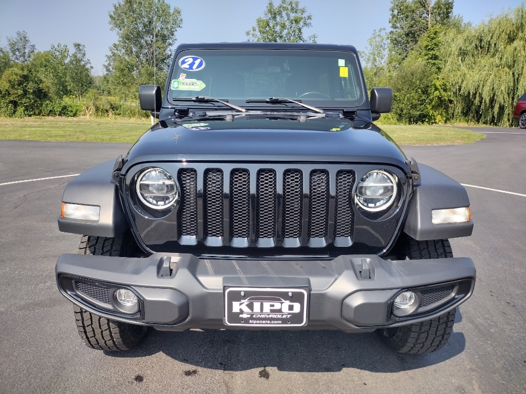 Used 2021 Jeep Wrangler Unlimited Willys with VIN 1C4HJXDN2MW664642 for sale in Ransomville, NY