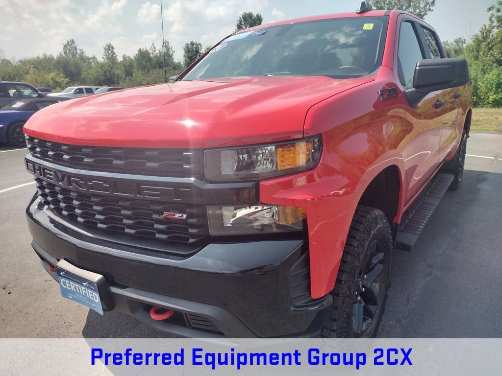Used 2021 Chevrolet Silverado 1500 Custom Trail Boss Truck Crew Cab
