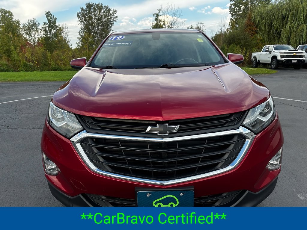 Certified 2019 Chevrolet Equinox LT with VIN 3GNAXUEV2KS668977 for sale in Ransomville, NY