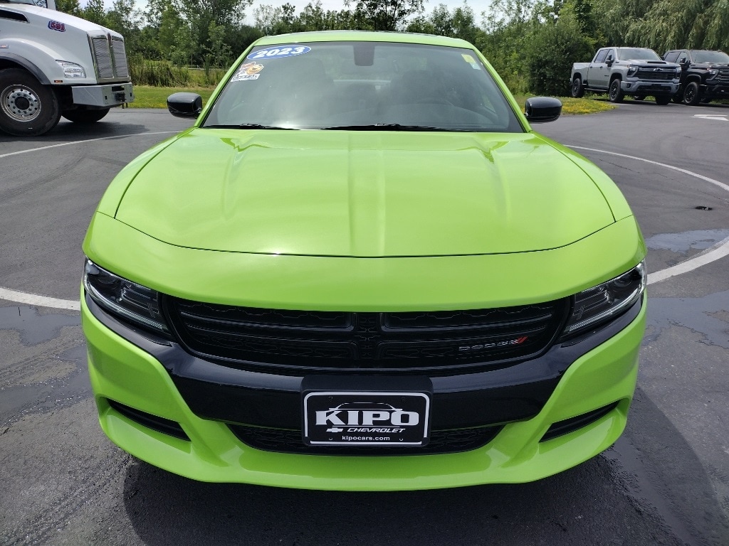 Used 2023 Dodge Charger SXT with VIN 2C3CDXJG4PH676497 for sale in Ransomville, NY