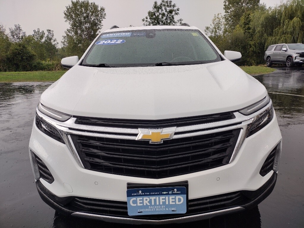 Certified 2022 Chevrolet Equinox LT with VIN 2GNAXUEV4N6107246 for sale in Ransomville, NY