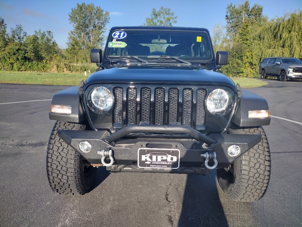 Used 2021 Jeep Wrangler Sport with VIN 1C4HJXAG4MW541687 for sale in Ransomville, NY