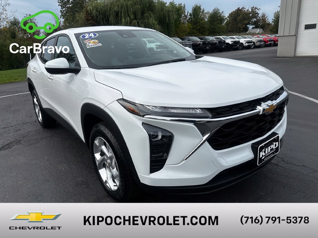 Certified 2024 Chevrolet Trax LS with VIN KL77LFE27RC018944 for sale in Ransomville, NY