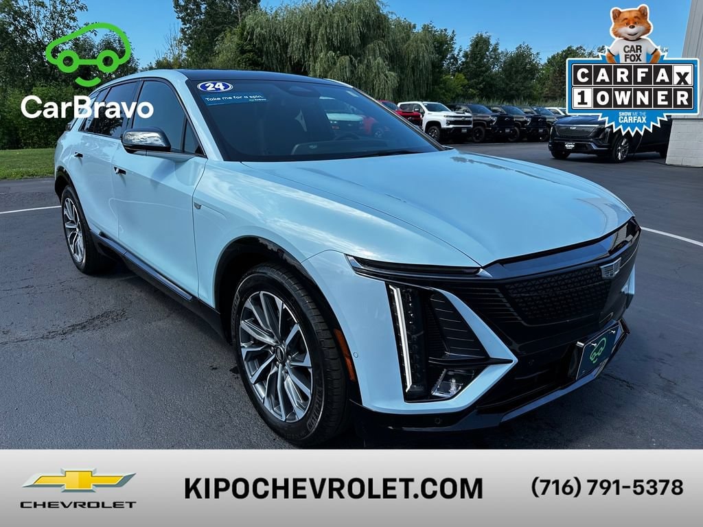 Certified 2024 Cadillac LYRIQ Sport 2 with VIN 1GYKPVRL1RZ128362 for sale in Ransomville, NY