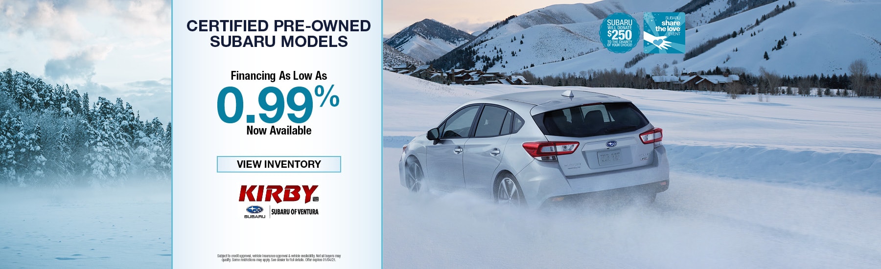 Kirby Subaru Of Ventura Serving Southern CA Since 1966 Fa0a9f5cb172ebe66b1554391d6ecc60x