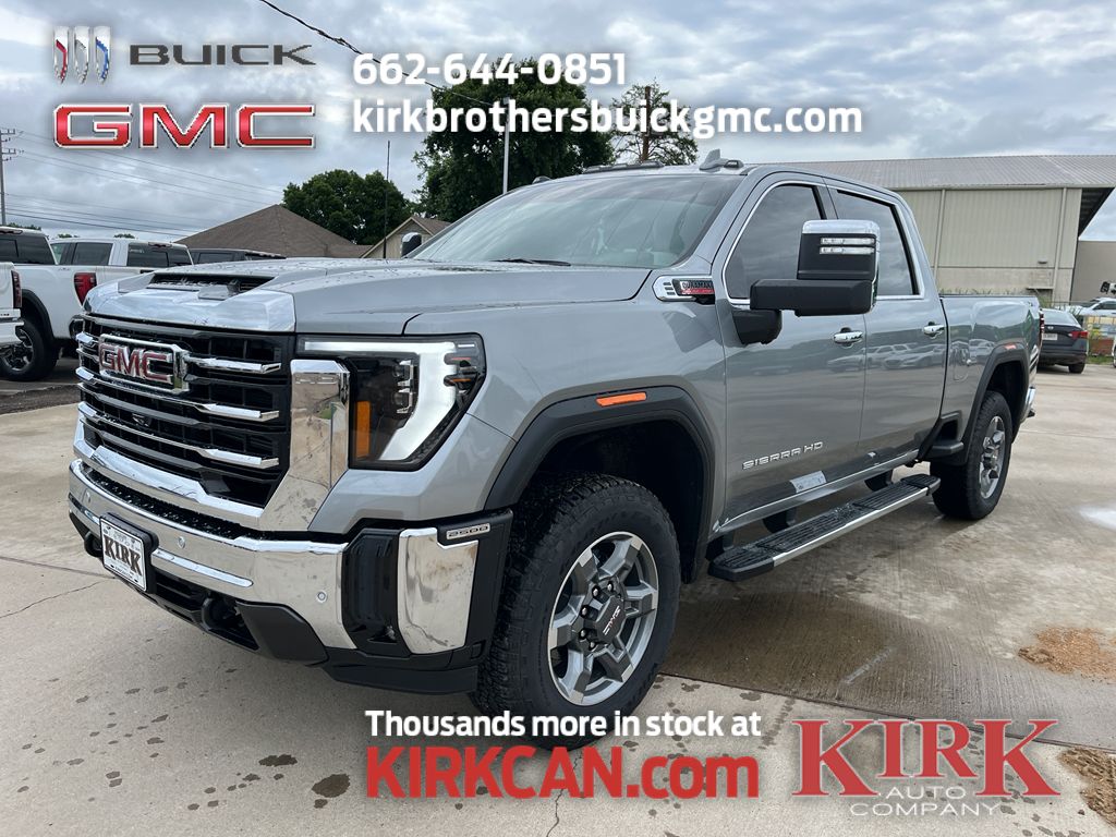 Used 2025 GMC Sierra 2500HD SLT with VIN 1GT4UNEY8SF266982 for sale in Greenwood, MS