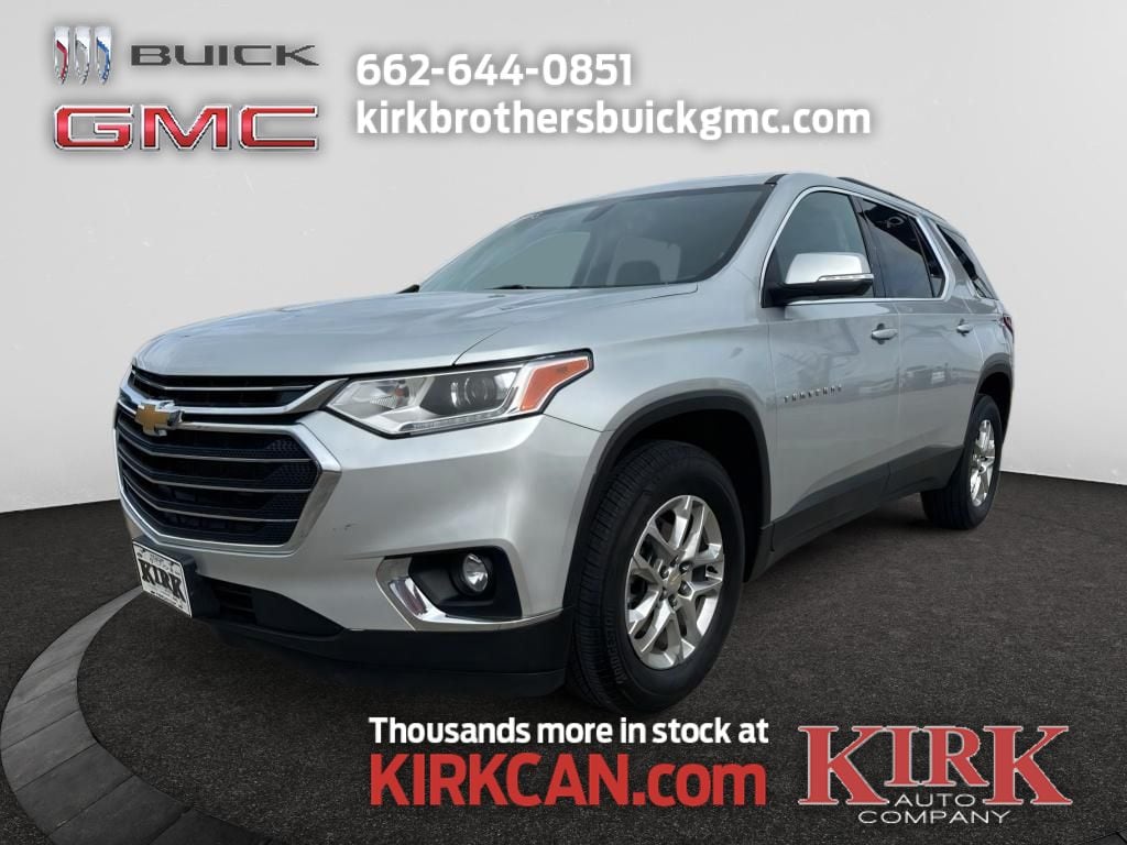 Used 2021 Chevrolet Traverse 1LT with VIN 1GNEVGKW9MJ271180 for sale in Greenwood, MS