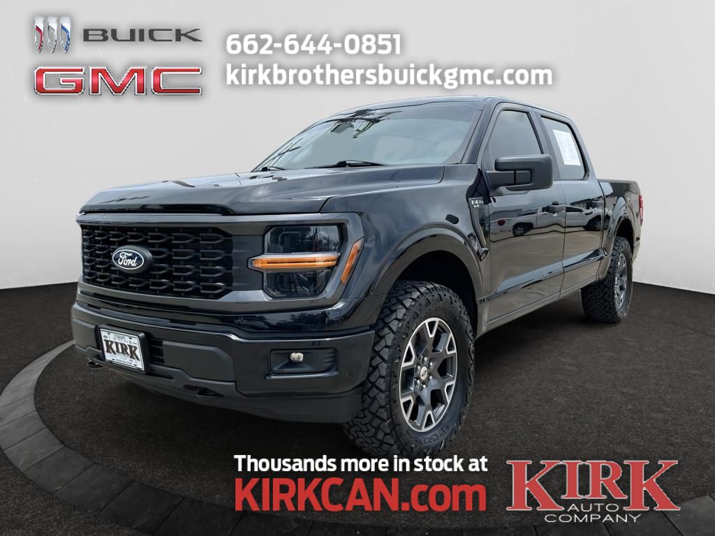 Used 2024 Ford F-150 STX with VIN 1FTFW2L50RKD43405 for sale in Greenwood, MS