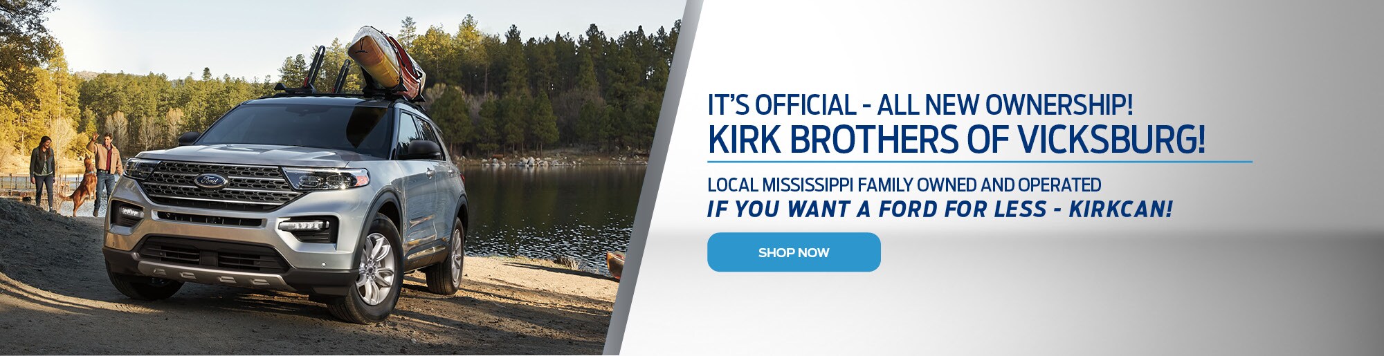 Kirk Brother's Ford of Vicksburg Ford Dealership in Vicksburg MS
