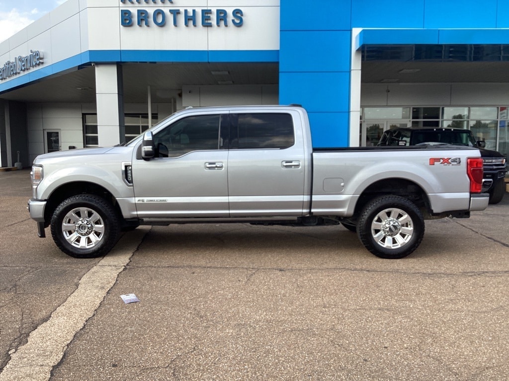 Used 2021 Ford F-250 Super Duty Platinum with VIN 1FT8W2BT4MEC17841 for sale in Grenada, MS