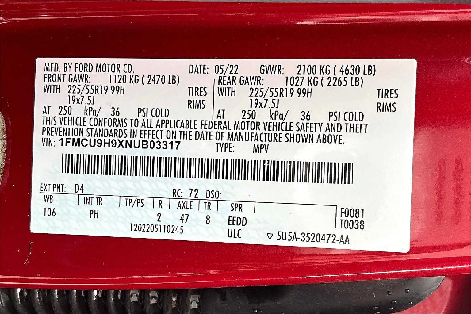 Thumbnail: 2022 Ford Escape - 20