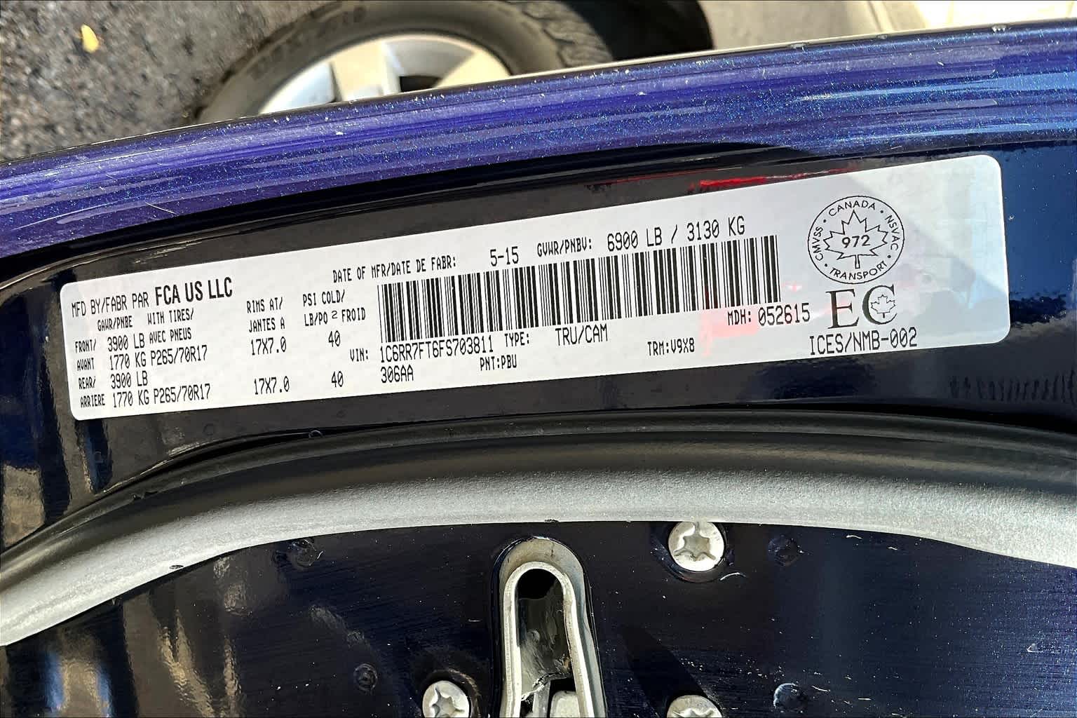 Thumbnail: 2015 RAM 1500 - 20