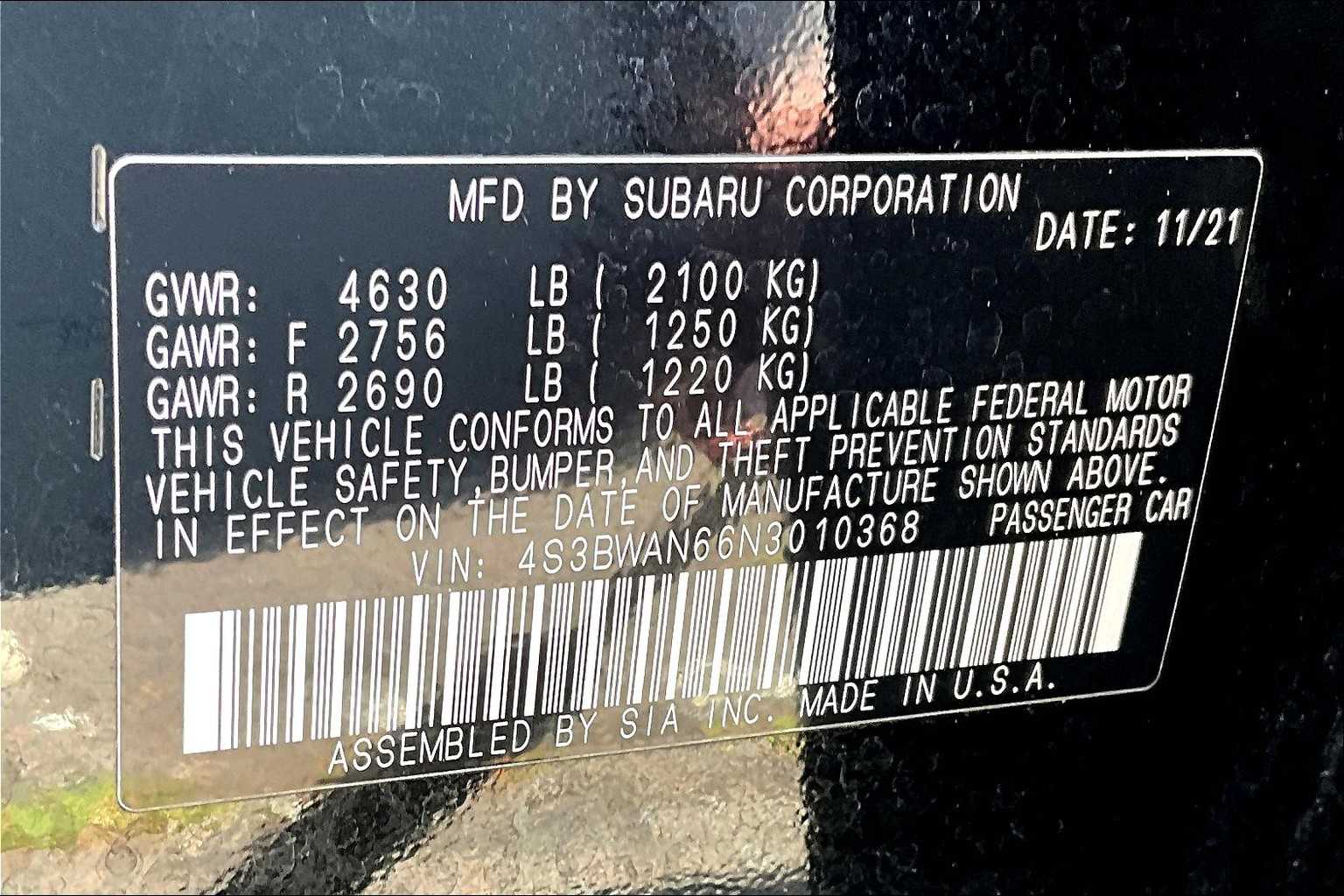 Thumbnail: 2022 Subaru Legacy - 20