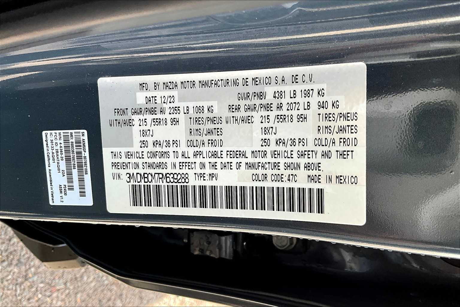 2024 Mazda CX-30 Carbon 20