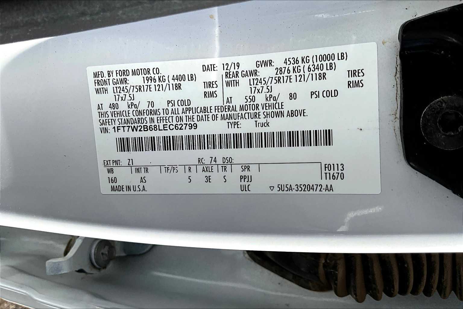 2020 Ford F-250 XL 20