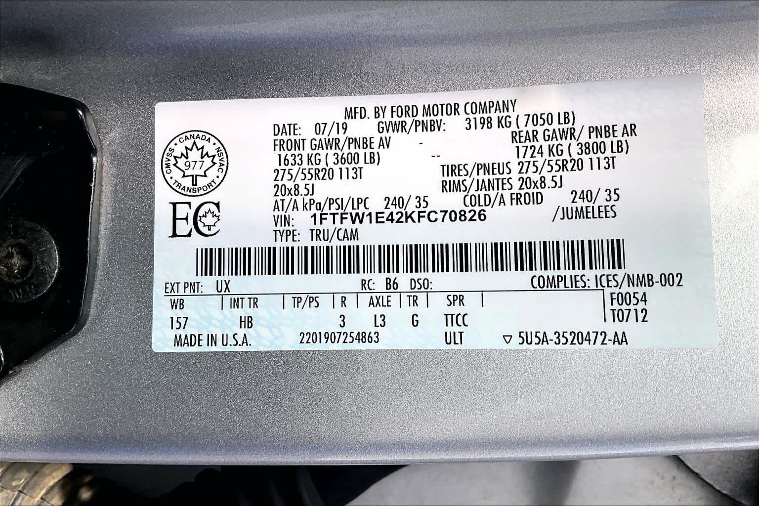 Thumbnail: 2019 Ford F-150 - 20