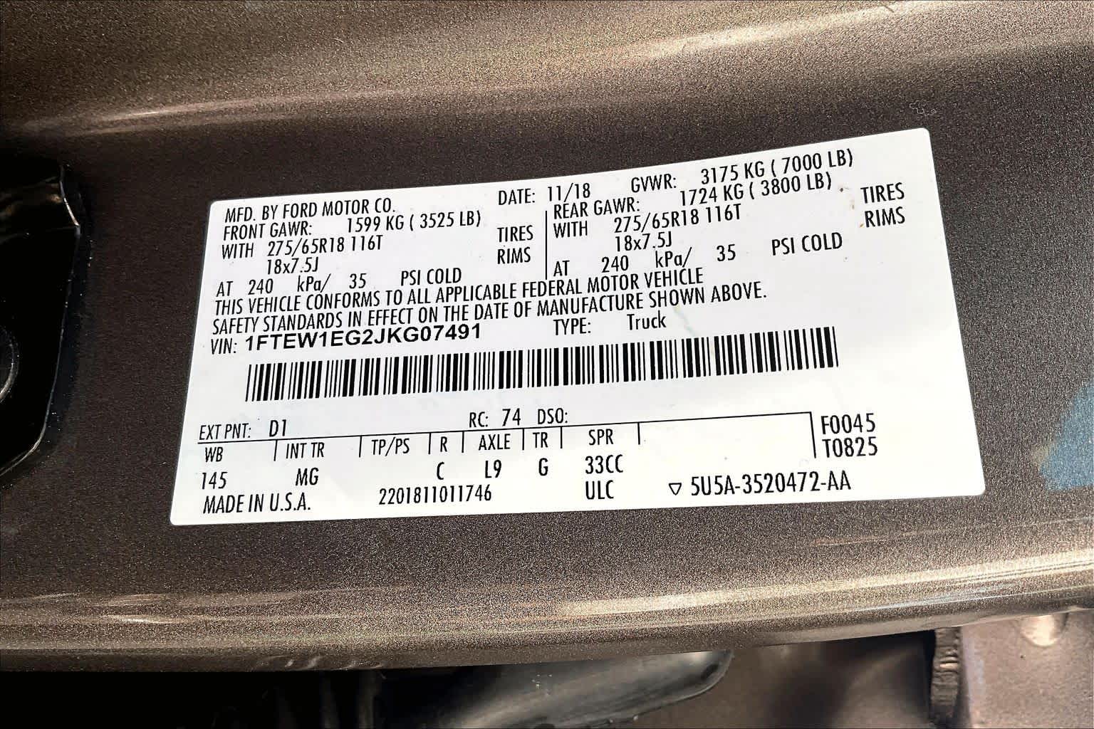 Thumbnail: 2018 Ford F-150 - 20