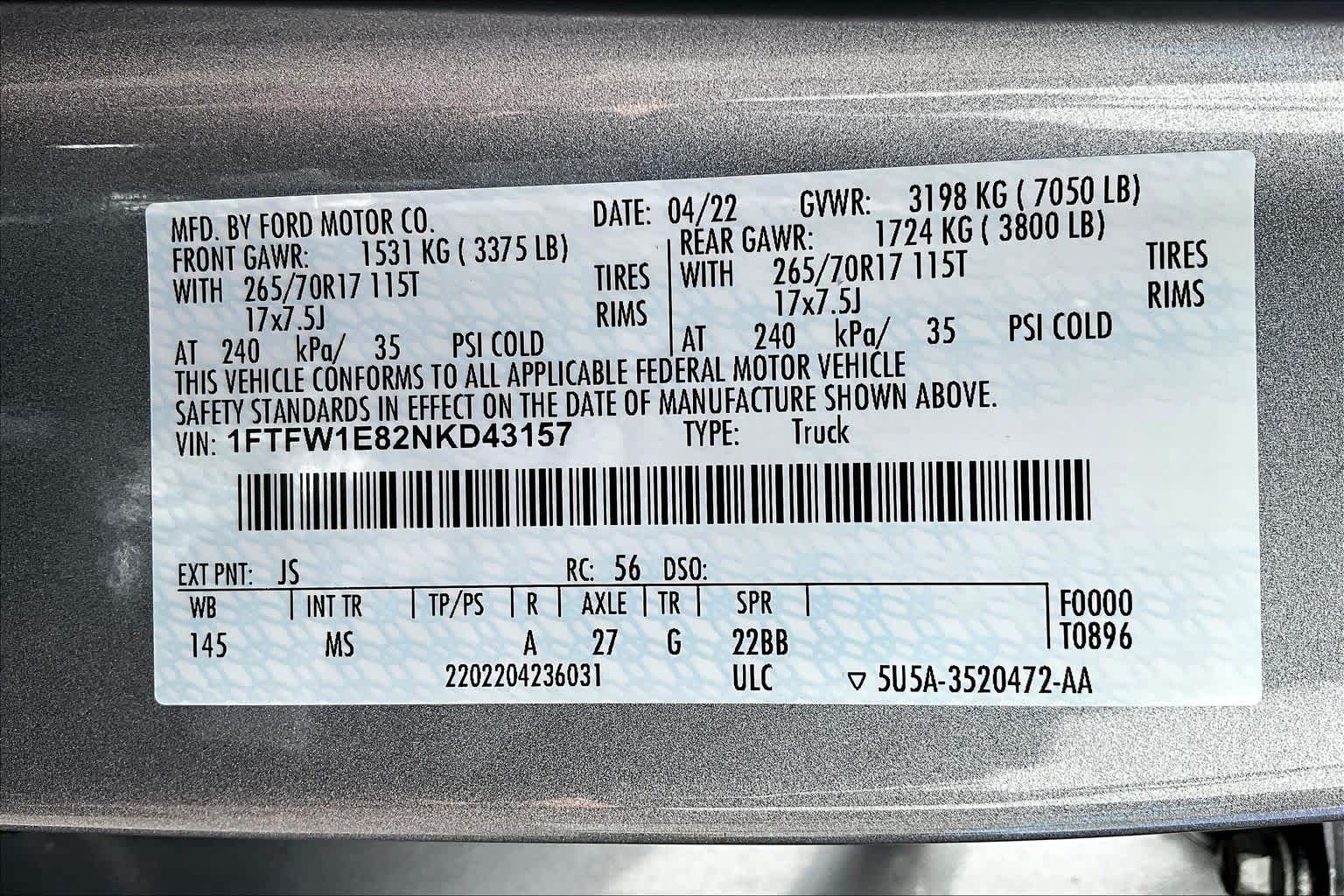 Thumbnail: 2022 Ford F-150 - 20