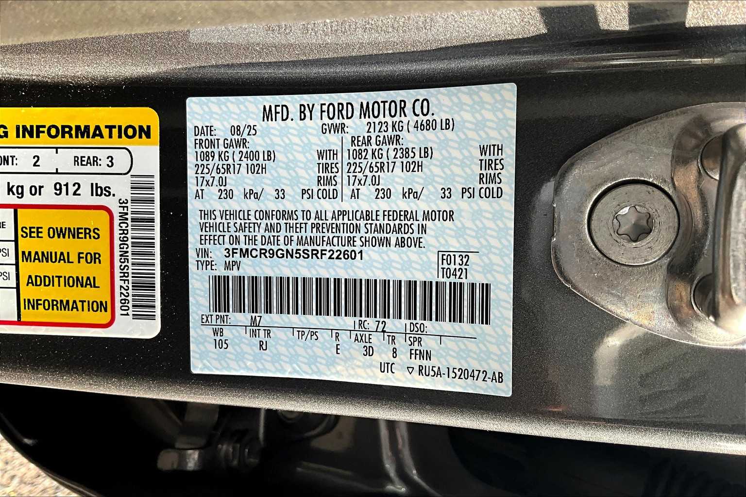 Thumbnail: 2025 Ford Bronco Sport - 22