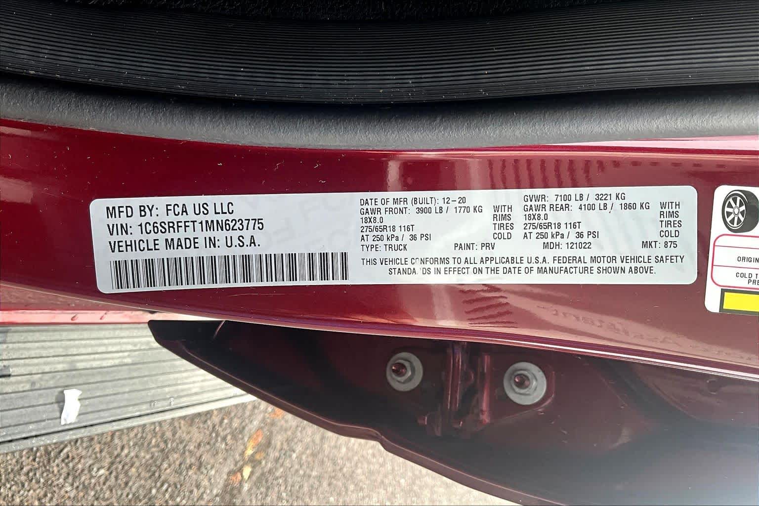 Thumbnail: 2021 RAM 1500 - 20