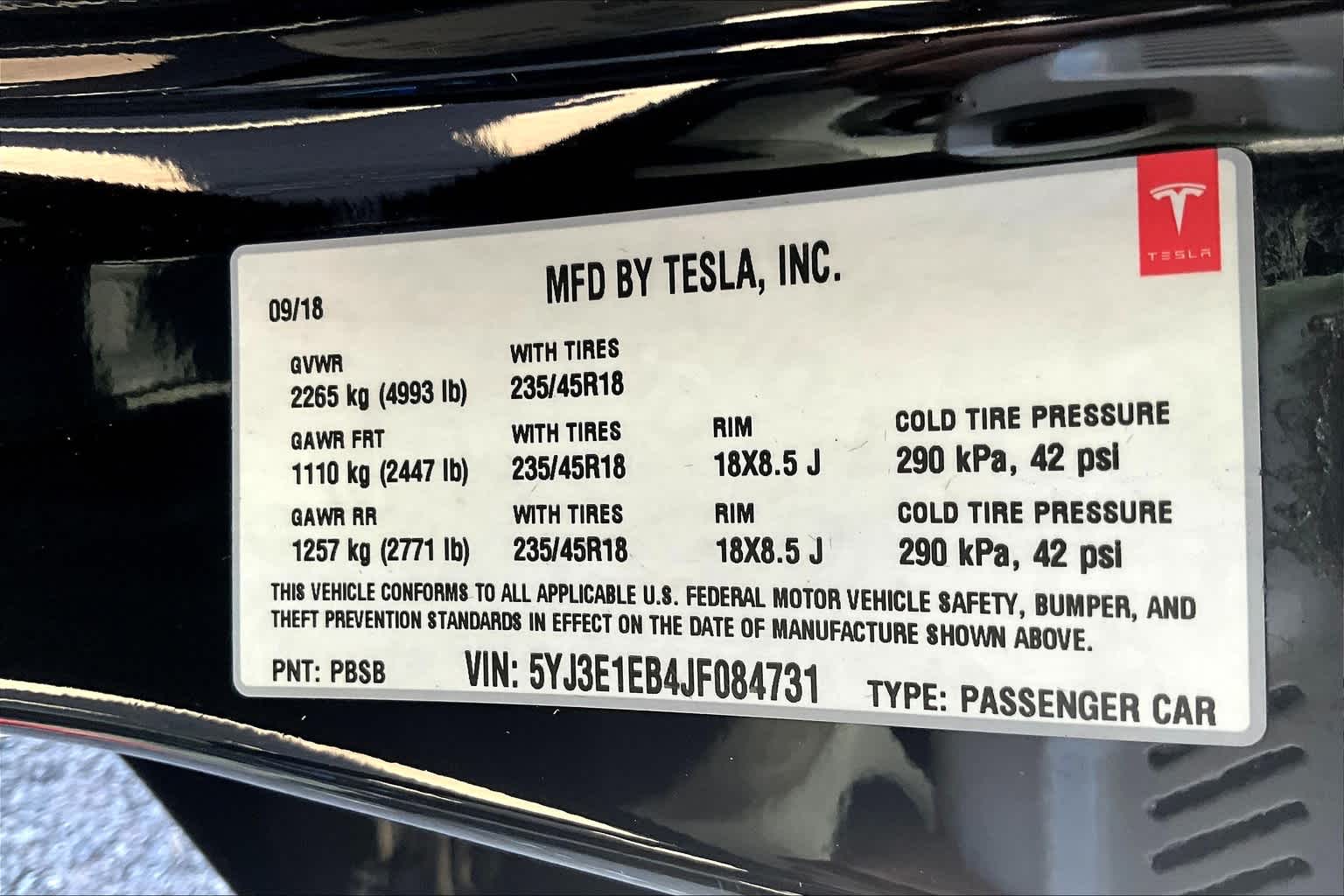 Thumbnail: 2018 Tesla Model 3 - 19