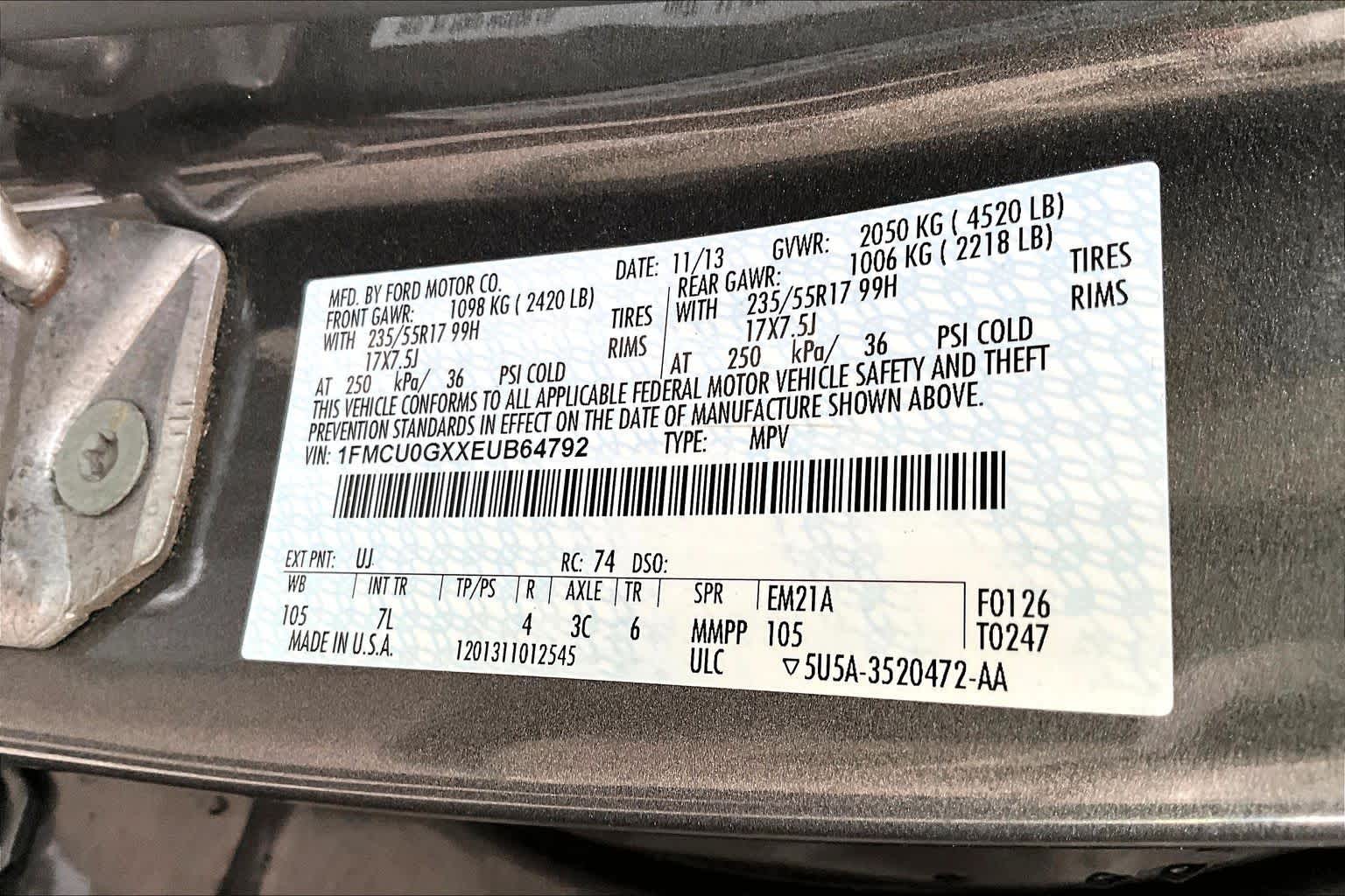 Thumbnail: 2014 Ford Escape - 20