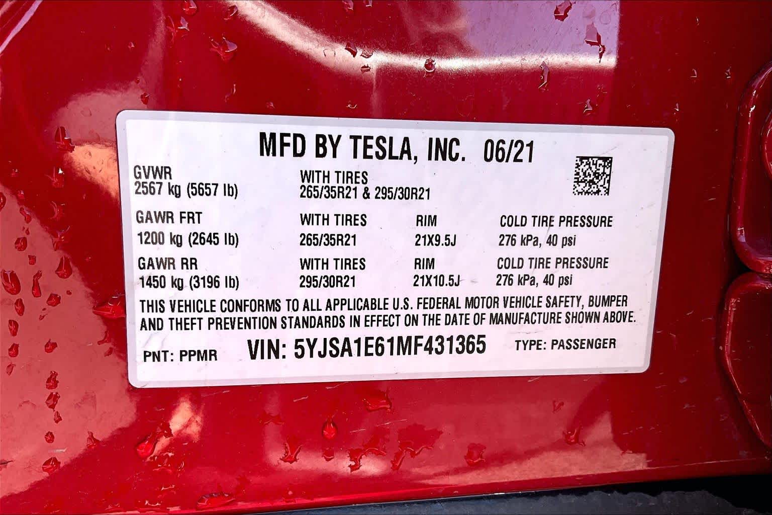 Thumbnail: 2021 Tesla Model S - 3