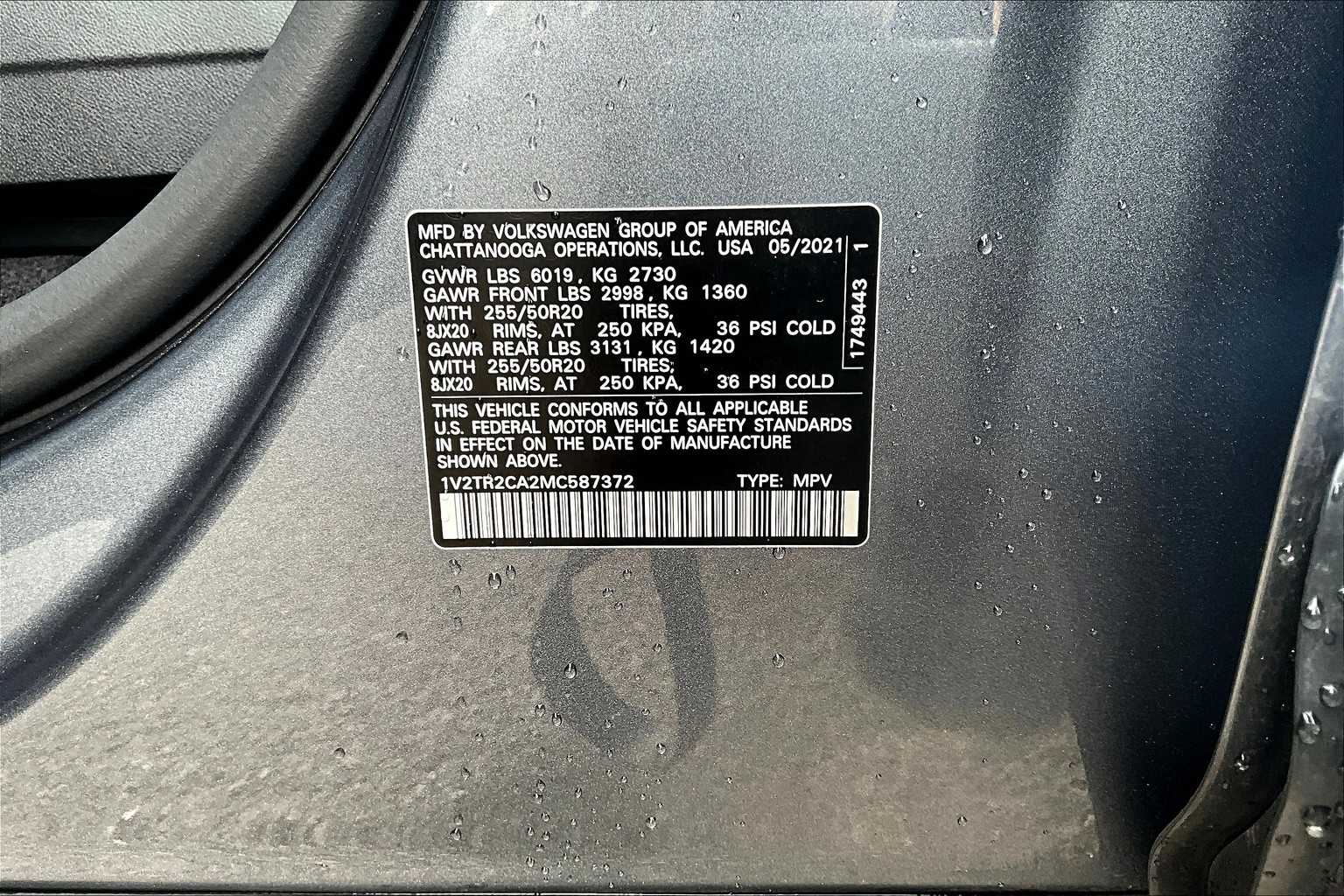 Thumbnail: 2021 Volkswagen Atlas - 20