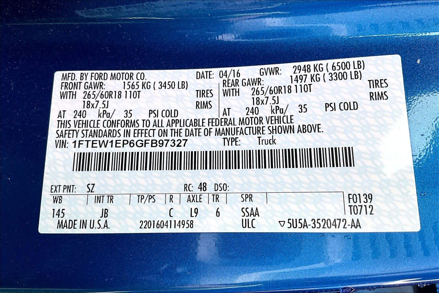 Thumbnail: 2016 Ford F-150 - 3