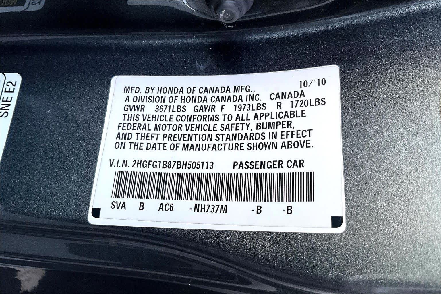 Thumbnail: 2011 Honda Civic - 19