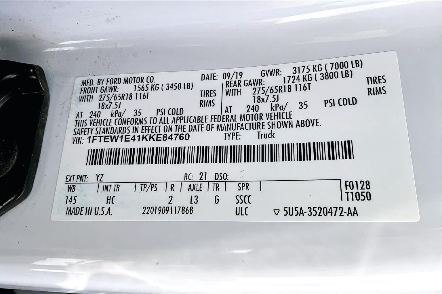 Thumbnail: 2019 Ford F-150 - 20