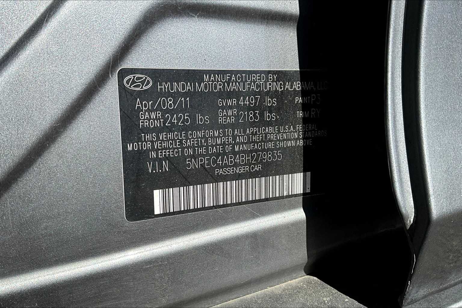Thumbnail: 2011 Hyundai Sonata - 20