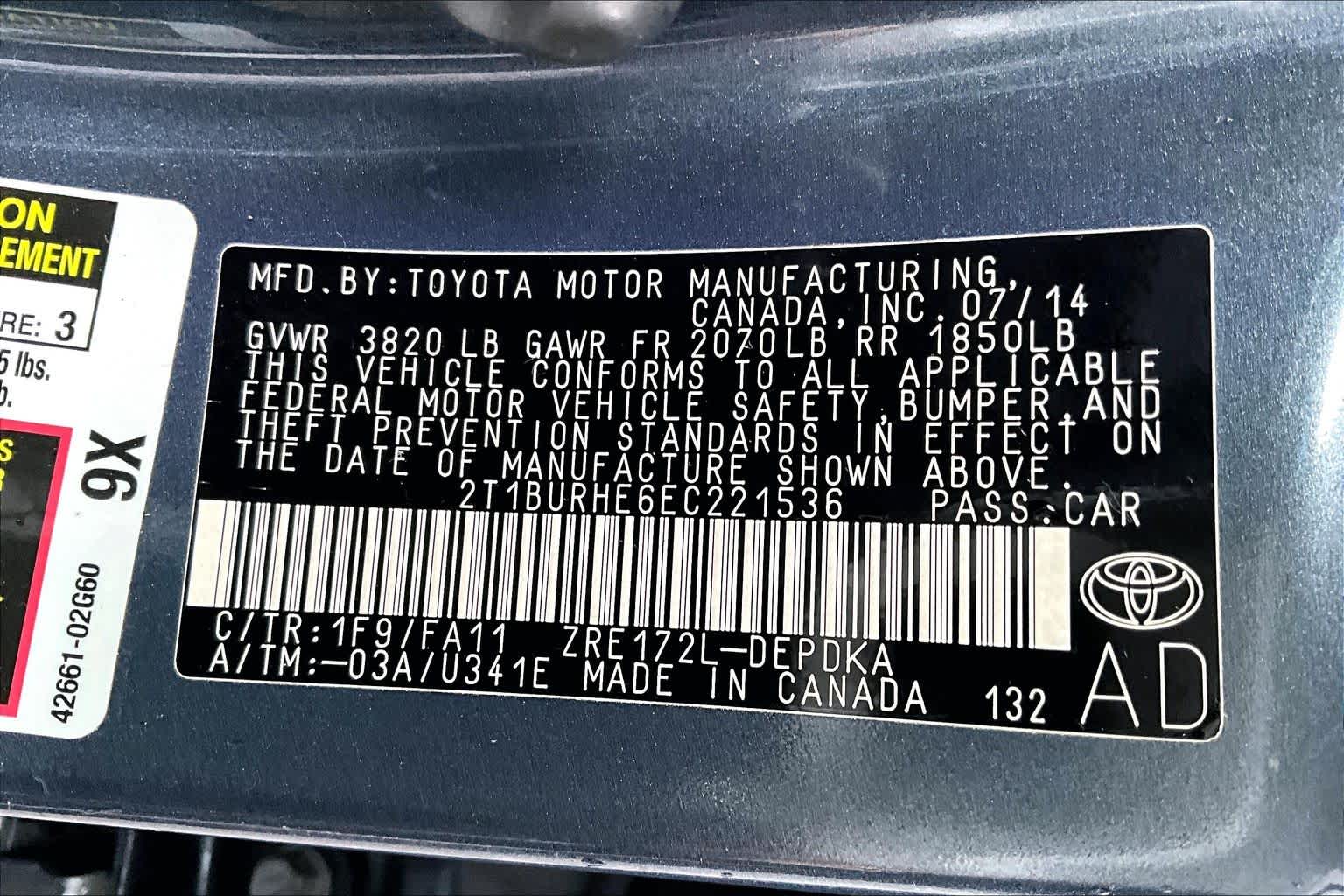 Thumbnail: 2014 Toyota Corolla - 20