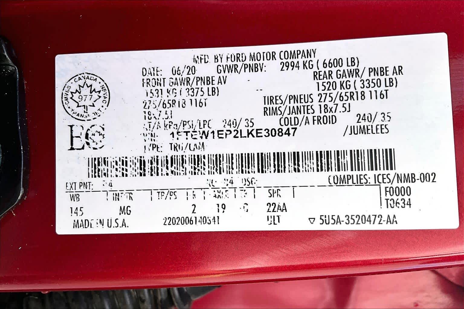 Thumbnail: 2020 Ford F-150 - 20