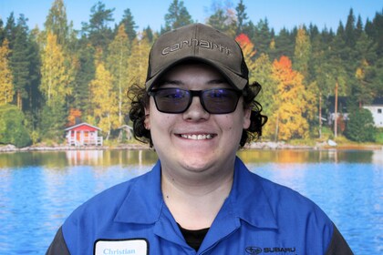 Staff member Christian Sikes from 950d82812246