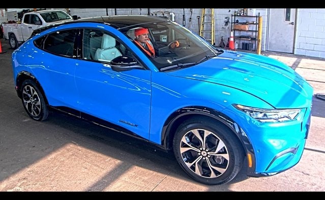 Used 2023 Ford Mustang Mach-E Premium AWD with VIN 3FMTK3SU2PMA05129 for sale in Winneconne, WI