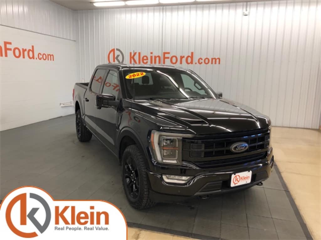 Used 2022 Ford F-150 Lariat 502A/Black Appearace Package Truck