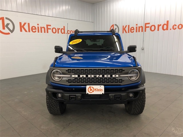 Used 2023 Ford Bronco 4-Door Badlands with VIN 1FMEE5DH8PLB85262 for sale in Winneconne, WI