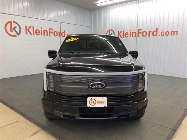 Used 2023 Ford F-150 Lightning Lariat with VIN 1FTVW1EV1PWG07451 for sale in Winneconne, WI
