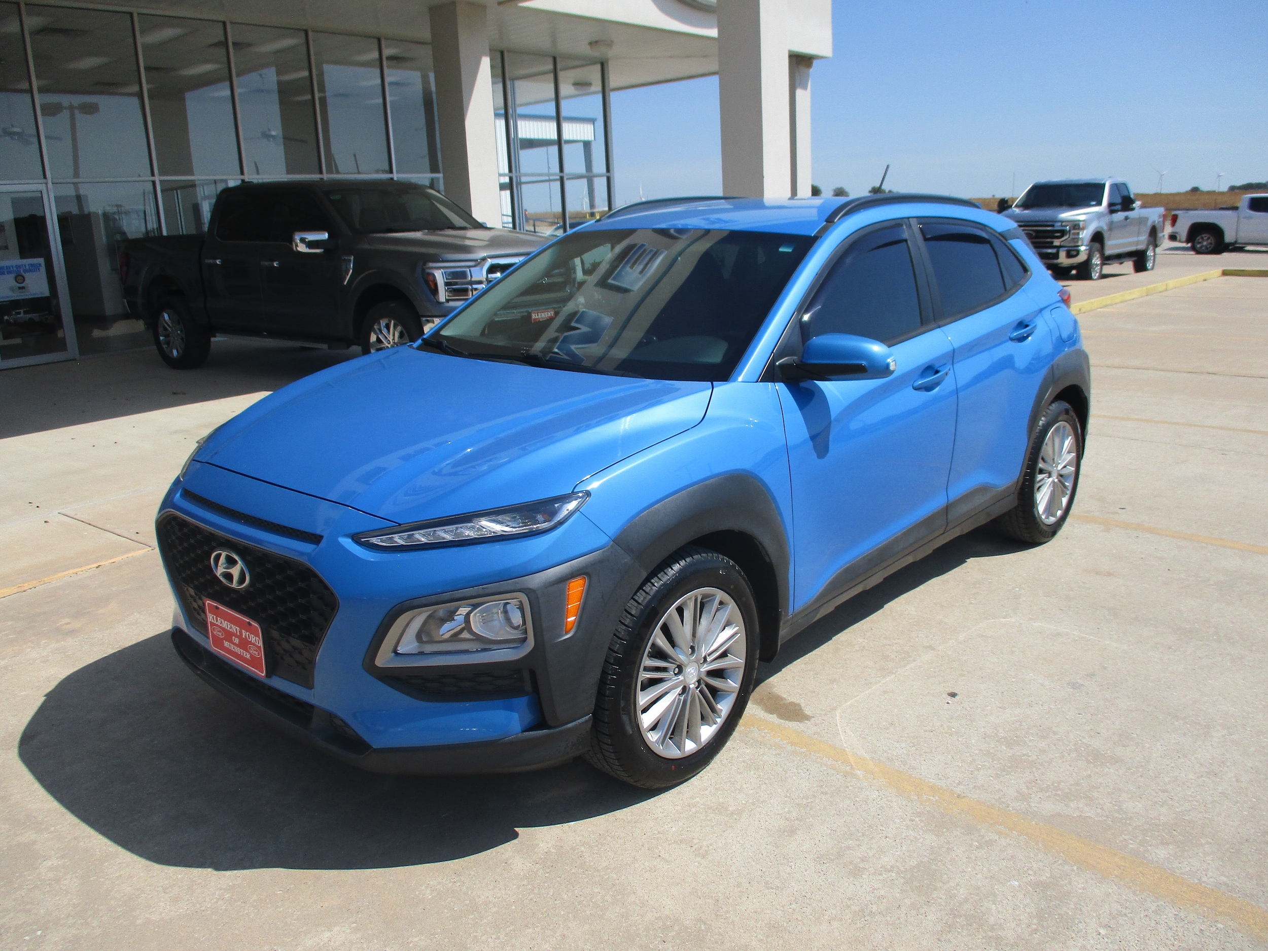 Used 2021 Hyundai Kona SEL with VIN KM8K22AA1MU611025 for sale in Muenster, TX